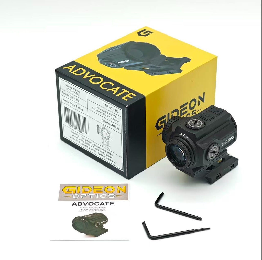 Gideon Advocate 1x20mm Prism Sight – Réticule Rouge