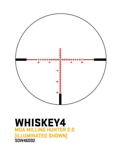 SIG Sauer Whiskey4 6-24x50 FFP MOA ILLUMINATED